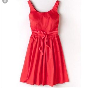 Boden Marilyn Pink/Red Fit & Flare Dress Size 4L Skater Casual